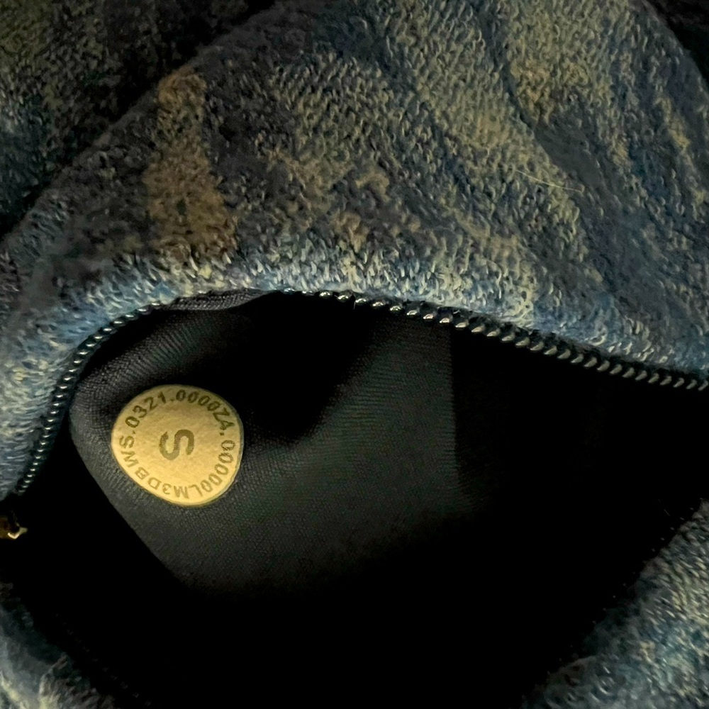 Lululemon Surge Warm Half Zip Fleece Pullover Blue Camo Men’s Size Small - Picture 4 of 4
